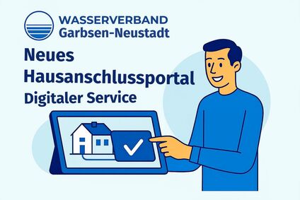 Grafik zum digitalen Hausanschlussportal